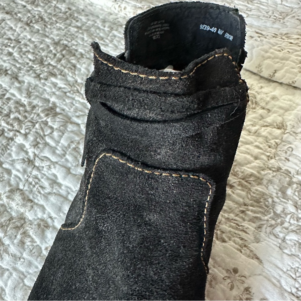 Born Black Ankle Boots - Picture 10 of 15